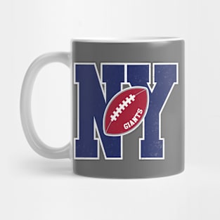 Big Bold New York Giants Monogram Mug